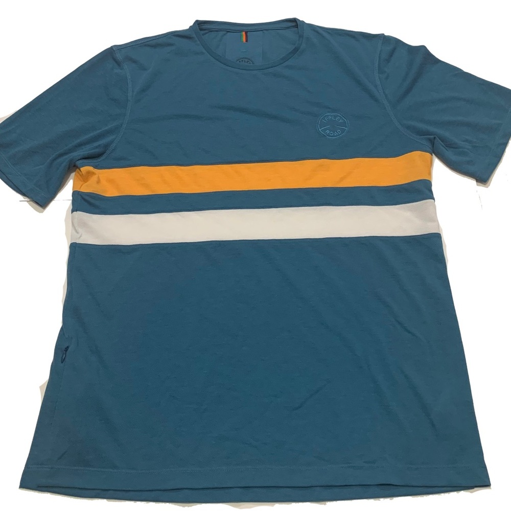 L / iffley road Cambrian Striped Drirelease T-Shirt